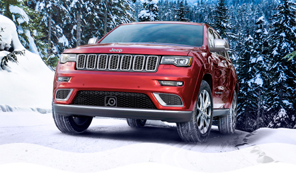 Image of Jeep Grand Cherokee in a winter setting